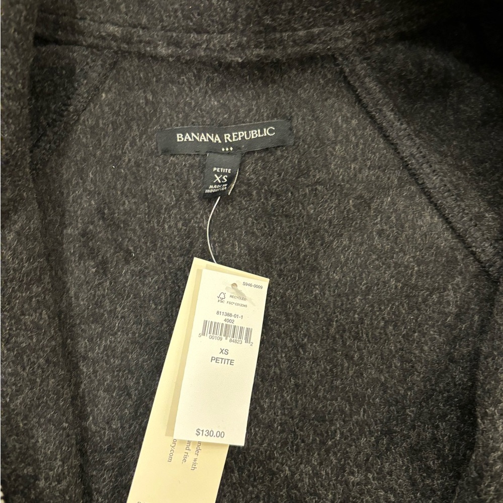 NEW!  never worn Womans XS PETITE jacket.  BRUSHED HEAVY knit
